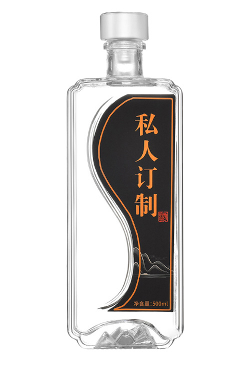 晶白酒瓶-012  